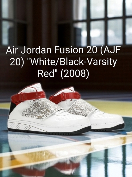 Jordan Other - Air Jordan 20 Retro Fusion (AJF 20) "White/Varsity Red" (2008) Mens 15 BRAND NEW